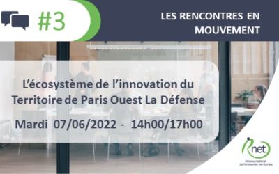 L’écosystème de l’innovation du territoire de Paris Ouest la défense